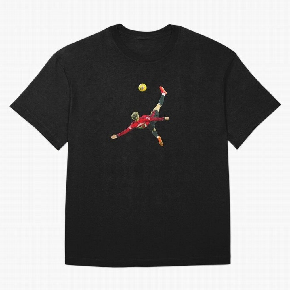 Alejandro Garnacho Bicycle Kick Classic T-Shirt Honor the Beautiful Game during the FIFA World Cup 2026 Group Stage Journey through CR7 Highlights, France Pride, Vintage Soccer Flavor, Modern Football Stars, National Flags and Final Night Emotion;