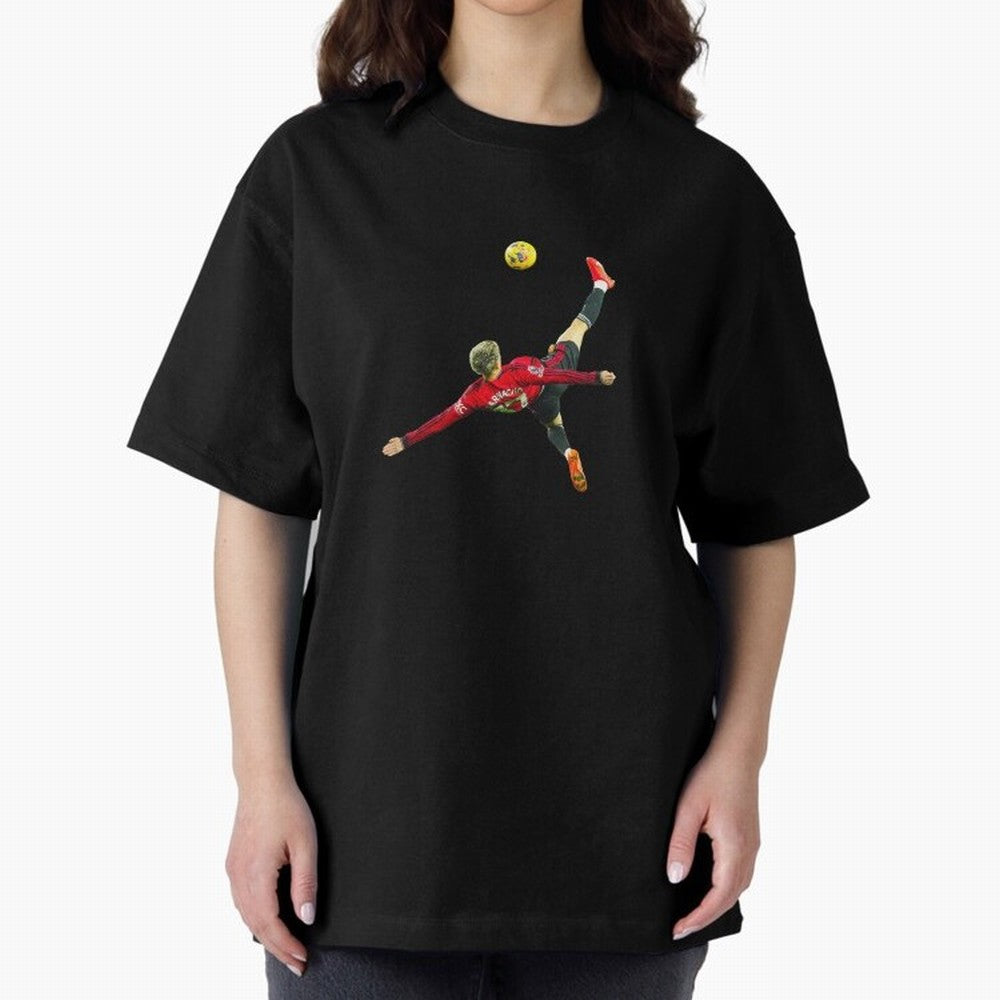 Alejandro Garnacho Bicycle Kick Classic T-Shirt Honor the Beautiful Game during the FIFA World Cup 2026 Group Stage Journey through CR7 Highlights, France Pride, Vintage Soccer Flavor, Modern Football Stars, National Flags and Final Night Emotion;