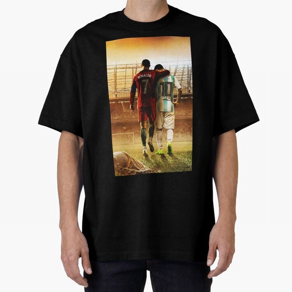 christian and messi Classic T-Shirt Discover Match Day Hype around FIFA World Cup 2026, Messi, CR7 and Mbappe, Argentina and Brazil, Retro Football Energy, Iconic Rivalries, Trophy Chase Drama and Stadium Atmosphere; Ideal for Passionate Fans Who