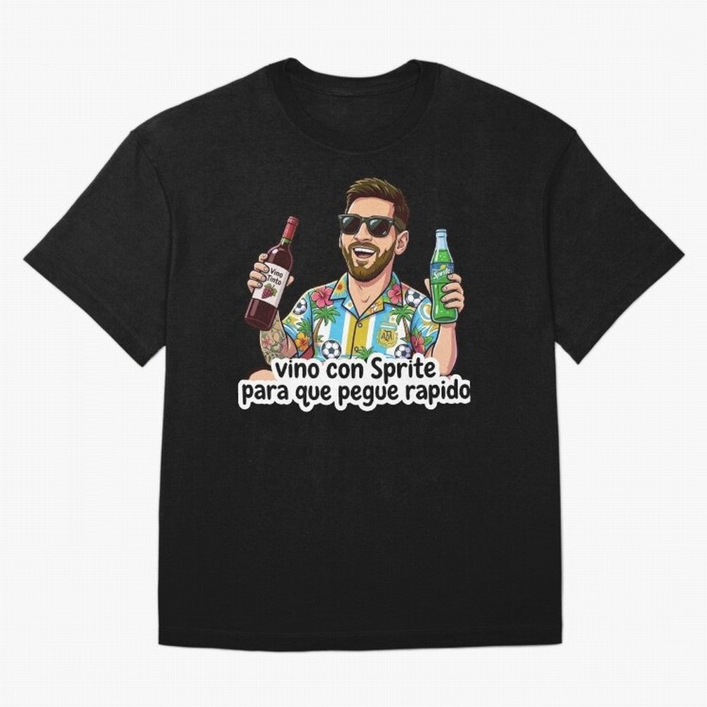 Messi came with a sprite so he could hit fast. Classic T-Shirt Honor FIFA World Cup 2026 for Fans of Haaland and Portugal, Spain and Germany, Bringing Tournament Hype, Historic Matchups, Family Viewing Parties and Global Sports Pride; Great for
