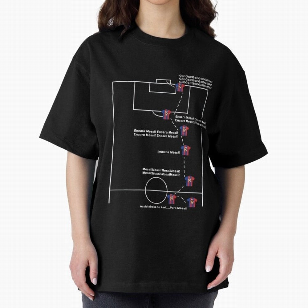 Encara messi gol gol gol Oversized T-Shirt Bring FIFA World Cup 2026 Group Stage Filled with Cristiano Ronaldo, Haaland and CR7, Brazil, Portugal and Argentina Energy, Stadium Memories, Football Loyalty, International Chants and Championship