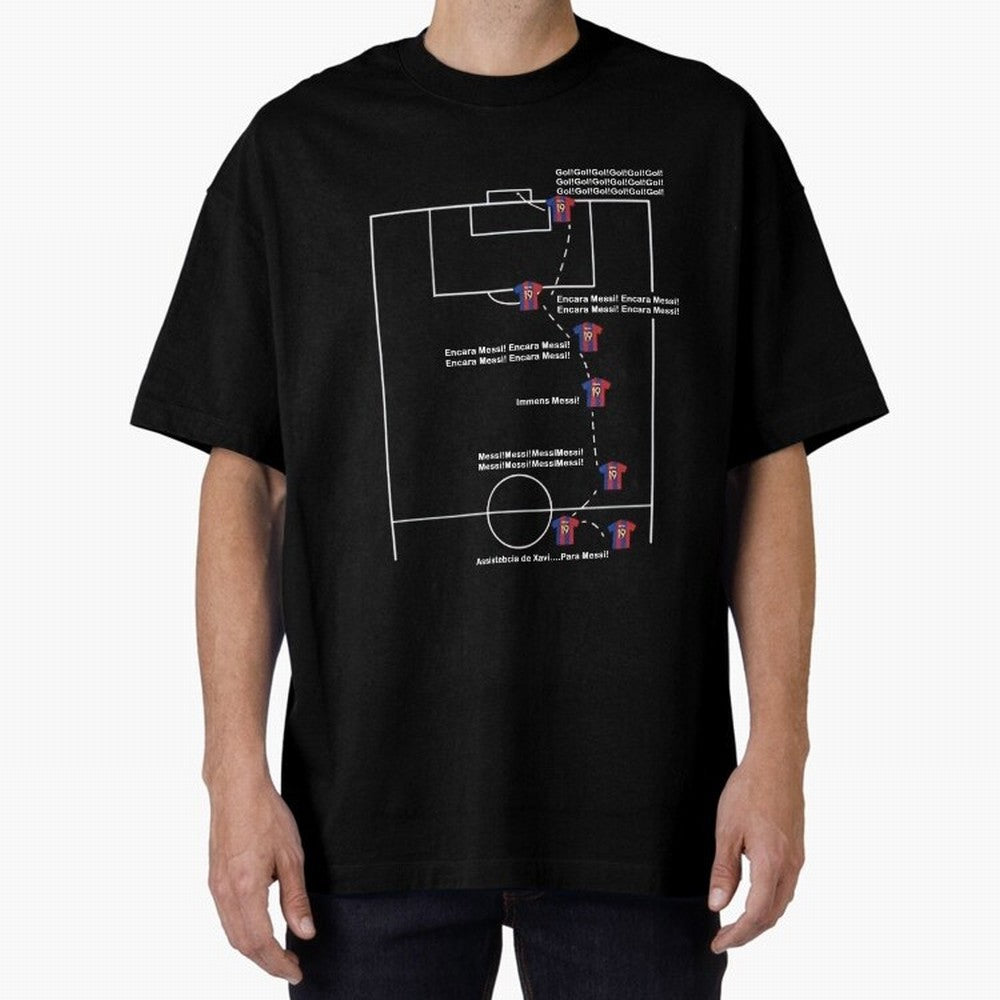 Encara messi gol gol gol Oversized T-Shirt Bring FIFA World Cup 2026 Group Stage Filled with Cristiano Ronaldo, Haaland and CR7, Brazil, Portugal and Argentina Energy, Stadium Memories, Football Loyalty, International Chants and Championship