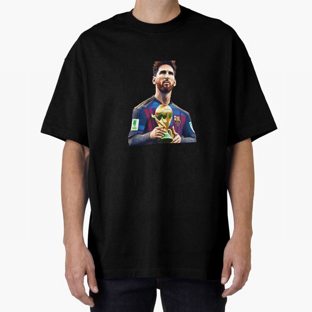 Messi World Cup with Barcelona Jersey Art Gift Classic T-Shirt Remember Global Football Passion for FIFA World Cup 2026 USA Canada Mexico, Driven by Cristiano Ronaldo, Haaland and CR7, Spain, Game Day Rituals, Football Legends, Country Pride and