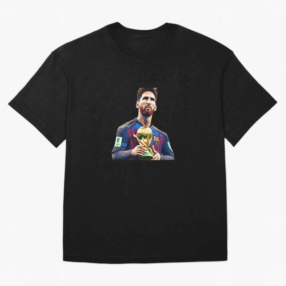 Messi World Cup with Barcelona Jersey Art Gift Classic T-Shirt Remember Global Football Passion for FIFA World Cup 2026 USA Canada Mexico, Driven by Cristiano Ronaldo, Haaland and CR7, Spain, Game Day Rituals, Football Legends, Country Pride and