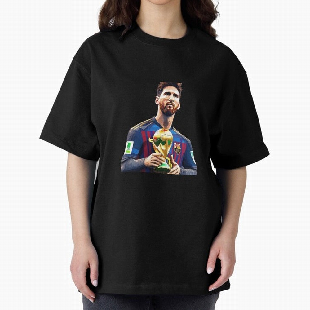 Messi World Cup with Barcelona Jersey Art Gift Classic T-Shirt Remember Global Football Passion for FIFA World Cup 2026 USA Canada Mexico, Driven by Cristiano Ronaldo, Haaland and CR7, Spain, Game Day Rituals, Football Legends, Country Pride and