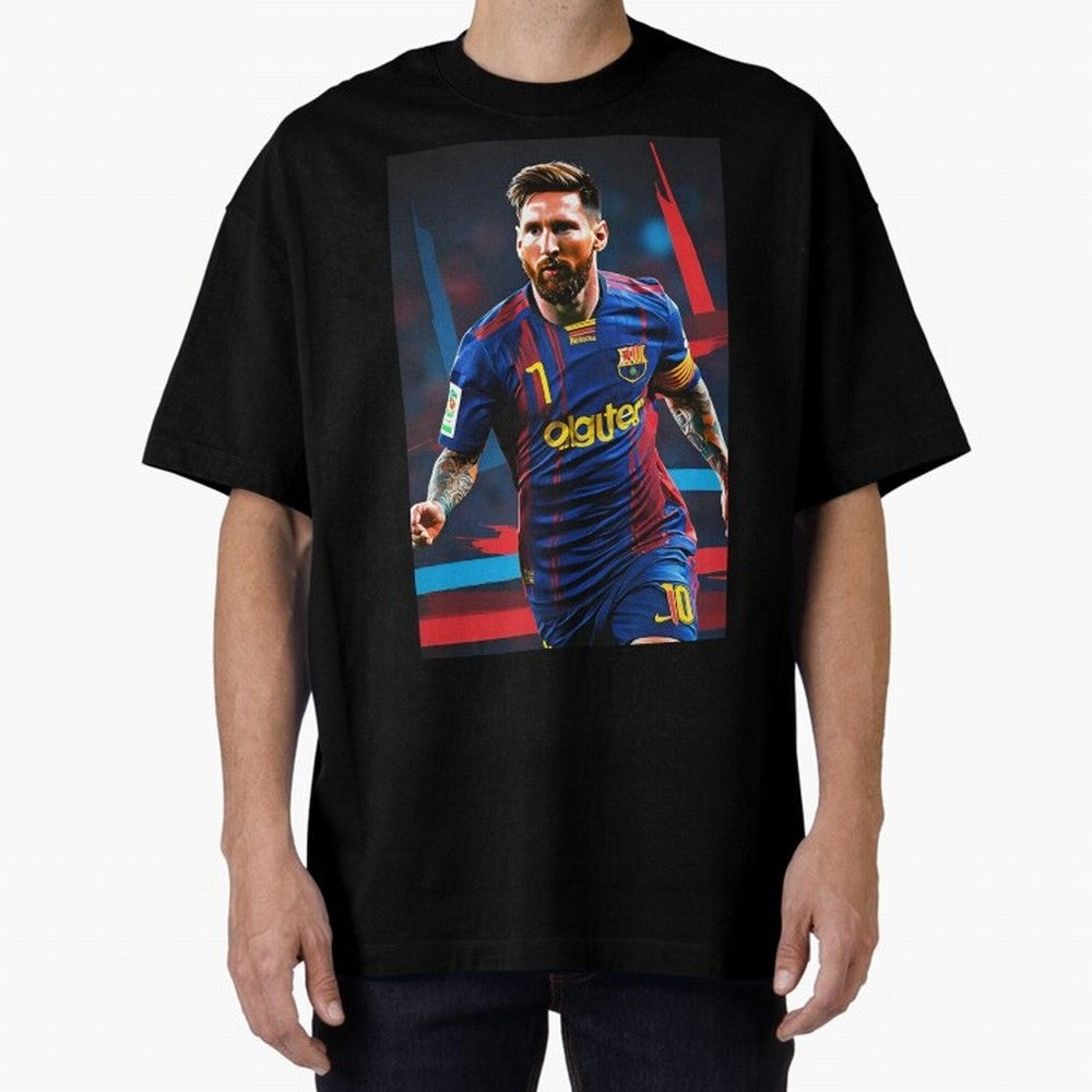 Messi.fcb Oversized T-Shirt Join the FIFA World Cup 2026 Journey through Neymar Highlights, Brazil Pride, Stadium Memories, Football Loyalty, International Chants and Championship Tradition; Created for Match Day Parties, Soccer Gifts, Fan Photos,