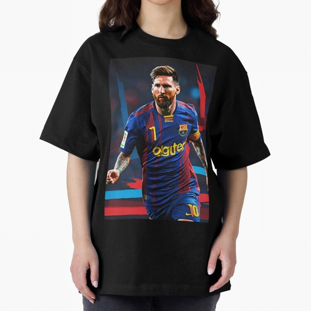 Messi.fcb Oversized T-Shirt Join the FIFA World Cup 2026 Journey through Neymar Highlights, Brazil Pride, Stadium Memories, Football Loyalty, International Chants and Championship Tradition; Created for Match Day Parties, Soccer Gifts, Fan Photos,