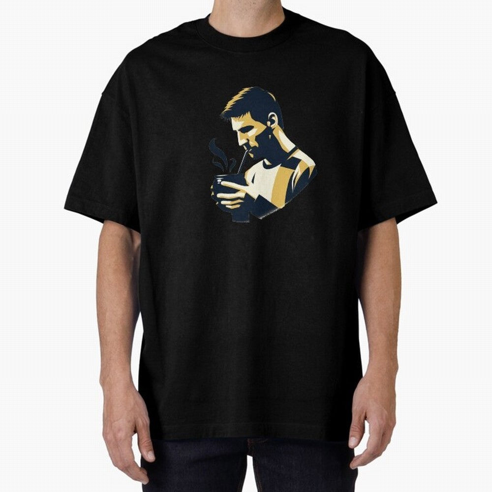 Messi drinking mate Classic T-Shirt Celebrate the Stars of FIFA World Cup 2026 with Messi and Cristiano Ronaldo, Argentina and Brazil Energy, Game Day Rituals, Football Legends, Country Pride and the Road to the Final; Created for Match Day