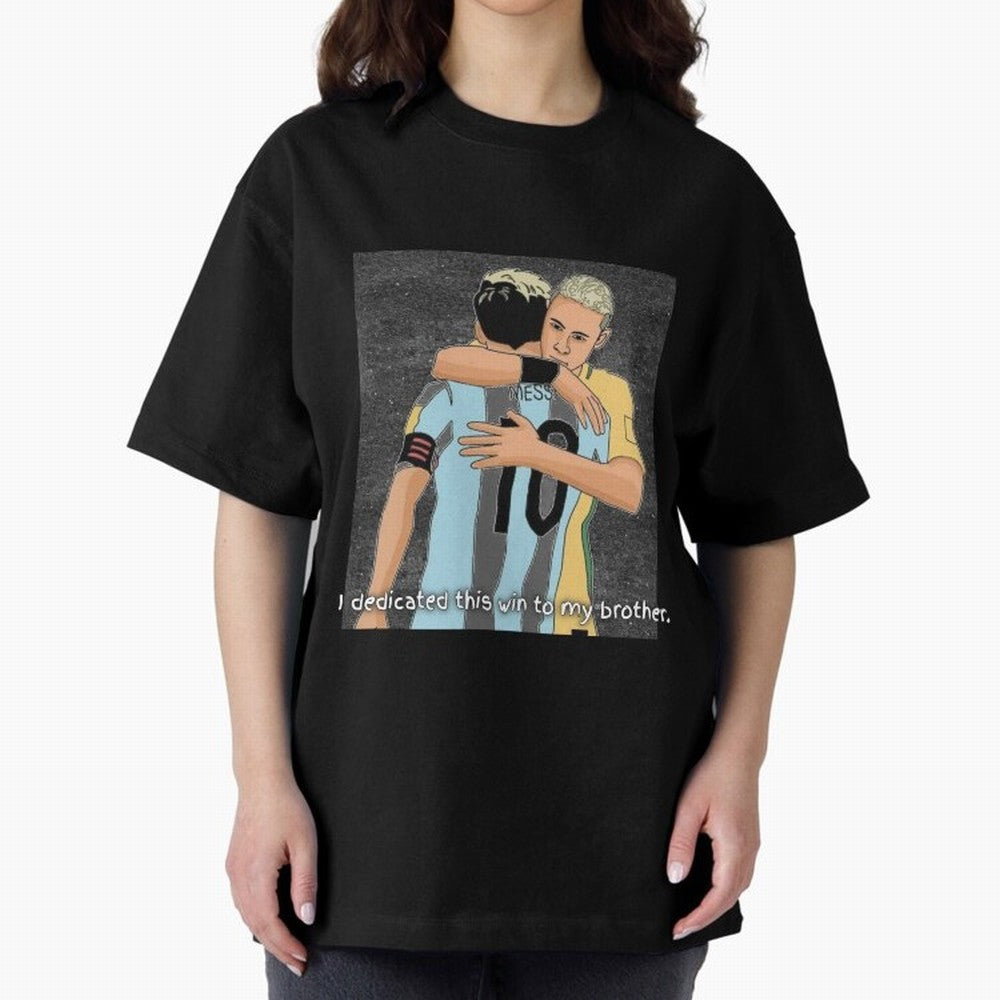 Messi and Neymar Classic T-Shirt Honor the Football Icons of Global Football Passion for FIFA World Cup 2026 Group Stage, Inspired by Messi and Cristiano Ronaldo, Portugal, Stadium Memories, Football Loyalty, International Chants and Championship