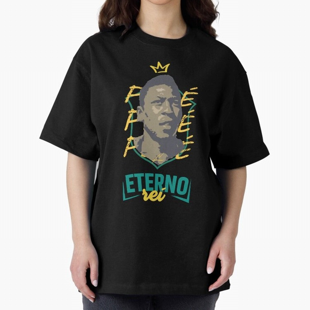 Messi and Neymar wearing a Pele t-shirt - Pel¨¦ Eterno - Pele Forever Rei Classic T-Shirt Show Fan Pride Across Match Day Hype around FIFA World Cup 2026 Group Stage, Neymar, Haaland and Cristiano Ronaldo, Brazil, Portugal and Argentina, Champion