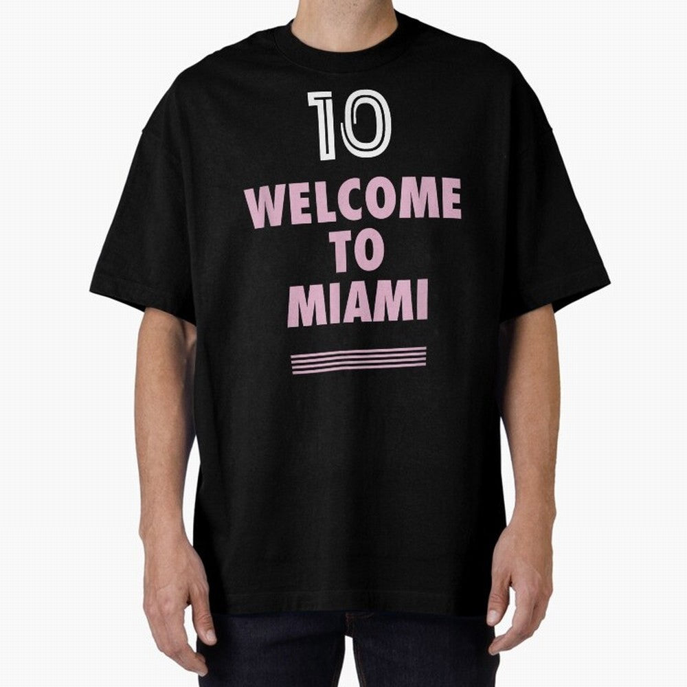 Welcome to Miami 10 - GOAT Classic T-Shirt Experience the FIFA World Cup 2026 Journey through Cristiano Ronaldo, Haaland and CR7 Highlights, Germany Pride, Global Supporter Spirit, Legendary Goals, National Colors and Tournament Celebration; Made