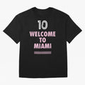 Welcome to Miami 10 - GOAT Classic T-Shirt Experience the FIFA World Cup 2026 Journey through Cristiano Ronaldo, Haaland and CR7 Highlights, Germany Pride, Global Supporter Spirit, Legendary Goals, National Colors and Tournament Celebration; Made