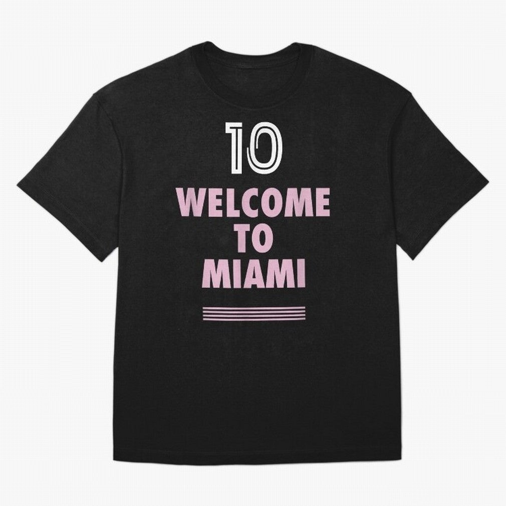 Welcome to Miami 10 - GOAT Classic T-Shirt Experience the FIFA World Cup 2026 Journey through Cristiano Ronaldo, Haaland and CR7 Highlights, Germany Pride, Global Supporter Spirit, Legendary Goals, National Colors and Tournament Celebration; Made