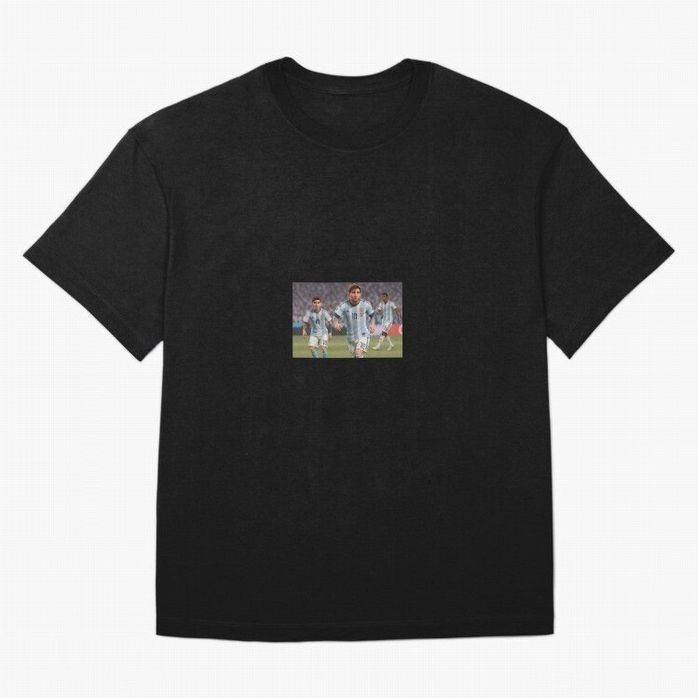 Messi Oversized T-Shirt Follow the Final Road of FIFA World Cup 2026 for Fans of CR7 and France and Portugal, Bringing Tournament Hype, Historic Matchups, Family Viewing Parties and Global Sports Pride; Ideal for Fans Who Follow Messi, Cristiano