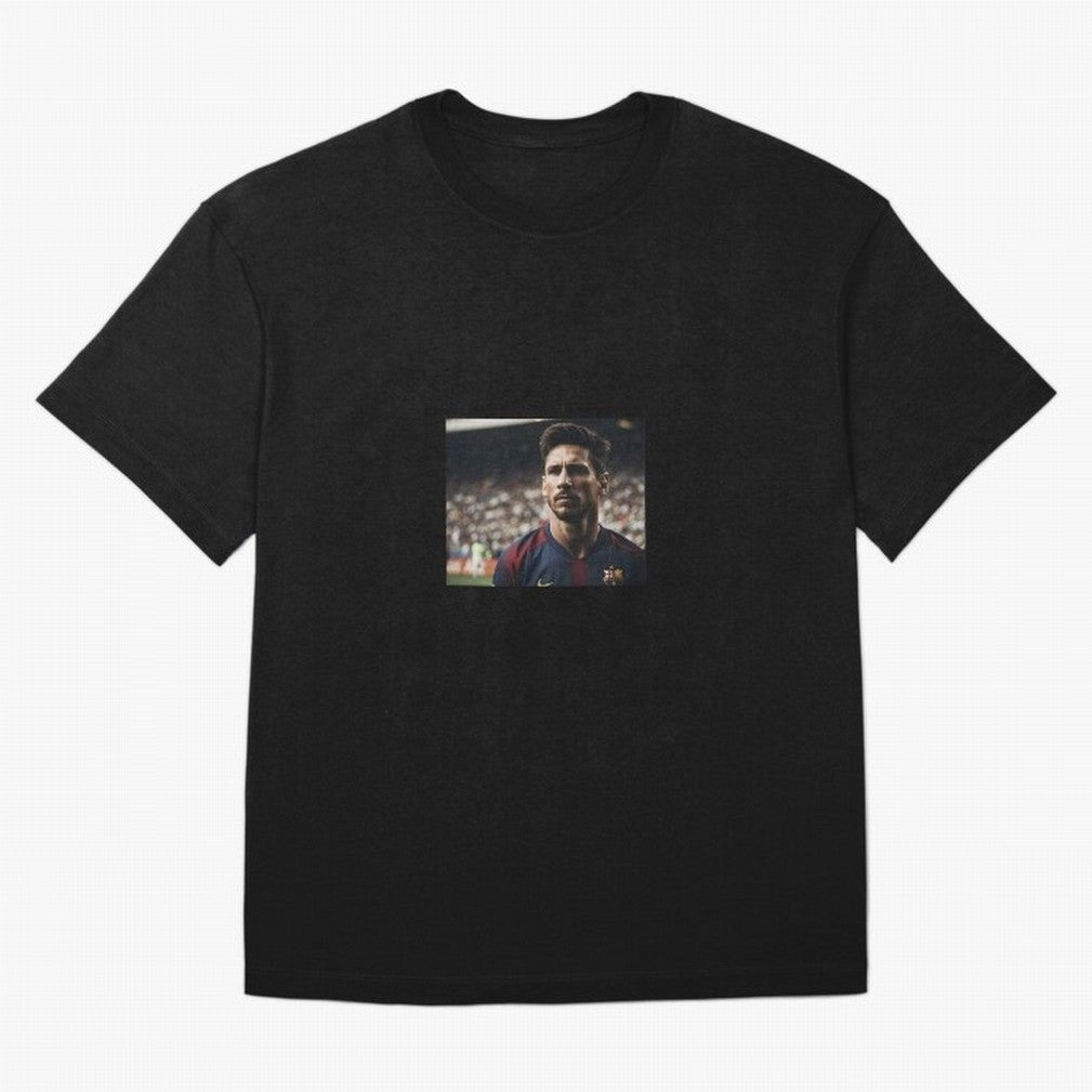Messi Oversized T-Shirt Follow the Final Road of FIFA World Cup 2026 USA Canada Mexico Spirit, Highlighting England and Germany, Messi and Cristiano Ronaldo, Match Day Excitement, Supporter Culture, Golden Goals and Global Football Passion; Made