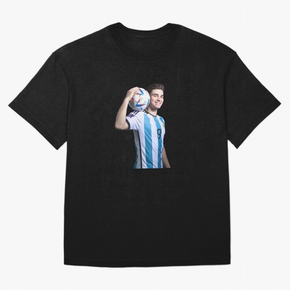 Julian Alvarez Classic T-Shirt Make Memories around FIFA World Cup 2026 USA Canada Mexico Capturing Messi, Neymar and Mbappe, Argentina, France and Brazil Energy, Global Supporter Spirit, Legendary Goals, National Colors and Tournament Celebration;