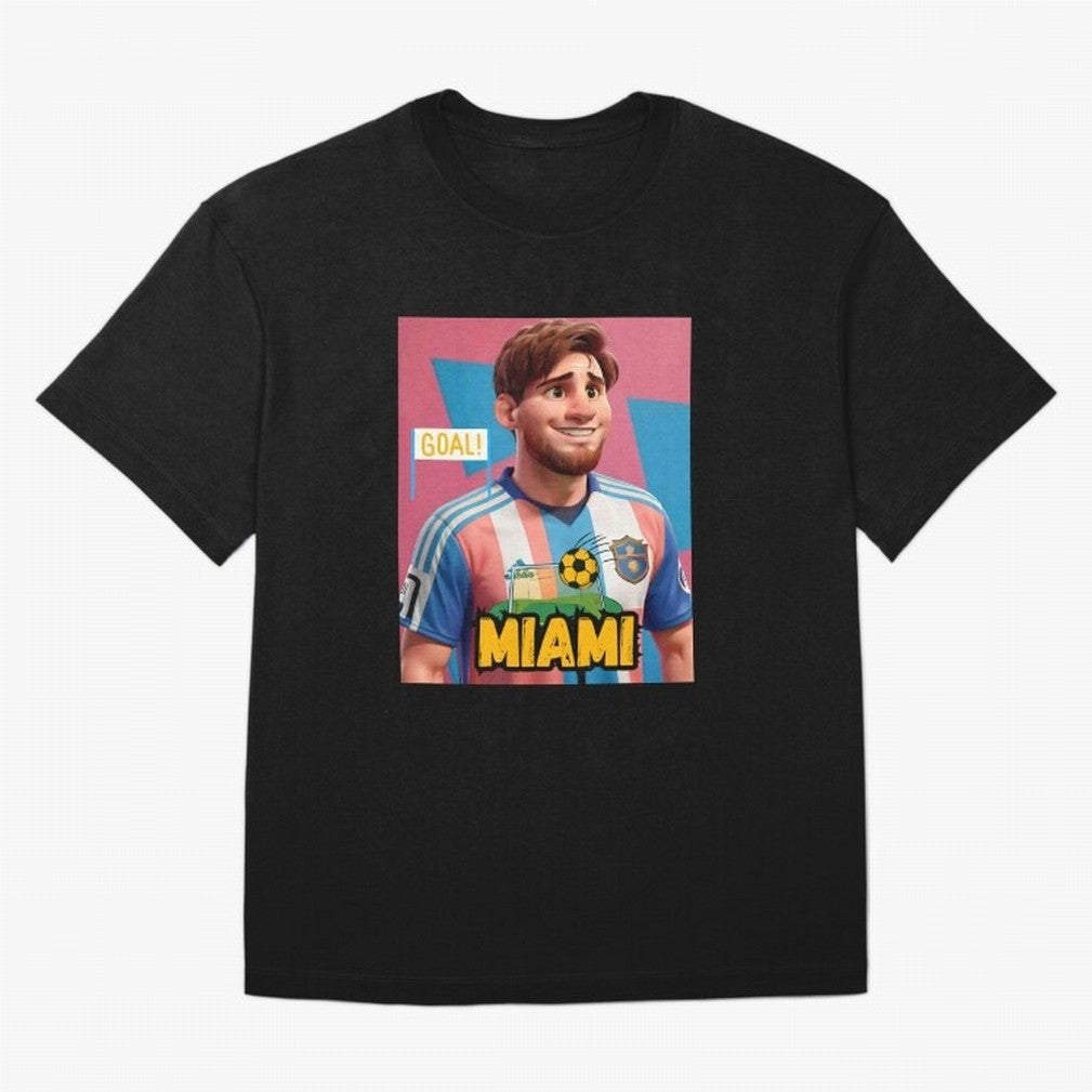 Messi FC Inter Miami Vintage T-shirt, Vintage Messi Football T Shirt, Vintage Soccer Sport Unisex Graphic Tee Classic T-Shirt Fuel FIFA World Cup 2026 Capturing Messi, Neymar and Mbappe, Spain Energy, Football History, Final Match Energy, Crowd