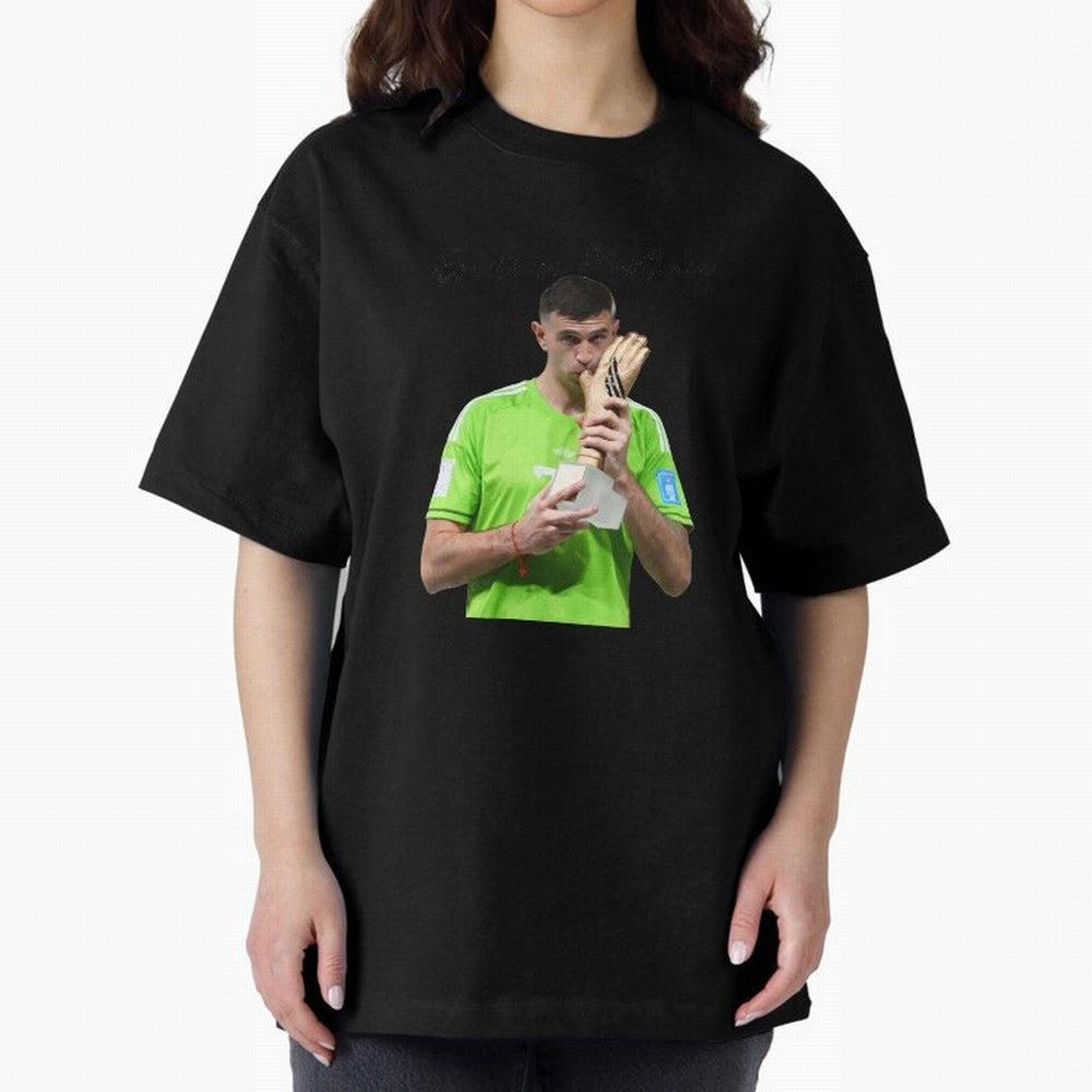 Emiliano Martinez Classic T-Shirt Turn Up for the FIFA World Cup 2026 Journey through CR7 and Messi Highlights, Portugal Pride, Classic Soccer Heritage, Championship Pressure, Fan Loyalty and International Pride; Great for Supporters Who Love