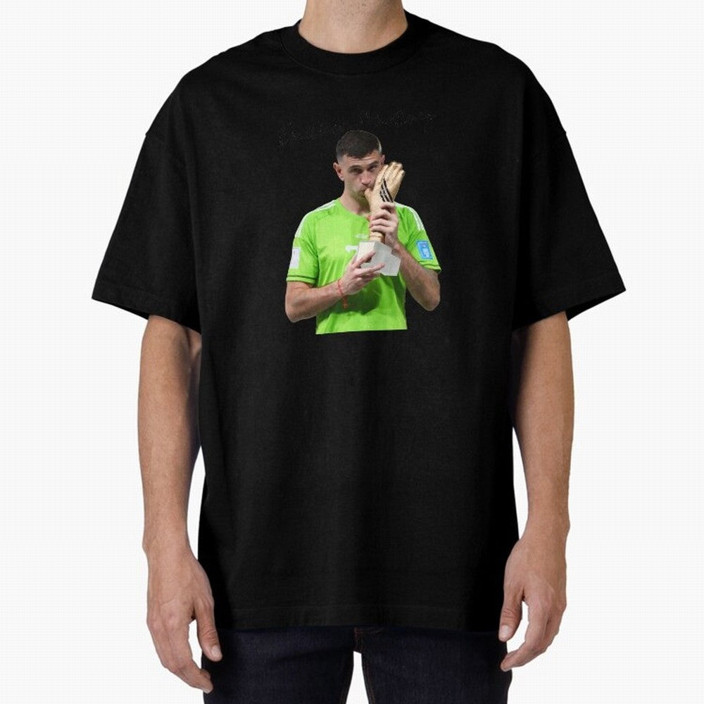 Emiliano Martinez Classic T-Shirt Turn Up for the FIFA World Cup 2026 Journey through CR7 and Messi Highlights, Portugal Pride, Classic Soccer Heritage, Championship Pressure, Fan Loyalty and International Pride; Great for Supporters Who Love