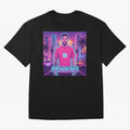 Inter Miami? Football Legend Messi Cyberpunk Retro Futurist Design (Version 3) Classic T-Shirt Show Support during FIFA World Cup 2026 USA Canada Mexico Filled with Mbappe, Portugal Energy, Stadium Chants, National Pride, Trophy Dreams and