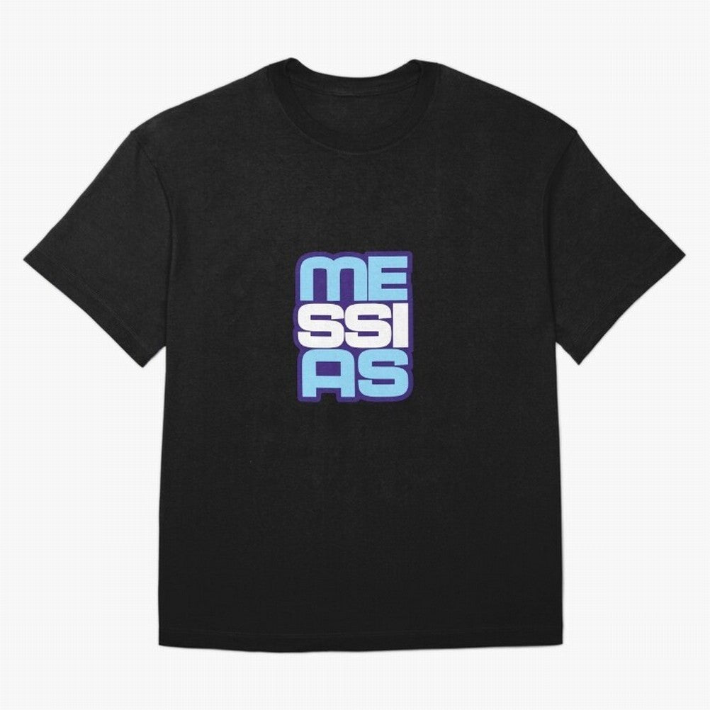 Light blue and white Messias Classic T-Shirt Feel International Energy from FIFA World Cup 2026 USA Canada Mexico Centered on CR7, England and Germany Energy, Supporter Pride, Iconic Celebrations, Legendary Names and Global Match Day Energy; Ideal