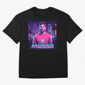 Inter Miami? Football Legend Messi Cyberpunk Retro Futurist Design (Version 4) Classic T-Shirt Celebrate the Biggest Stage of Global Football Passion for FIFA World Cup 2026 Group Stage, Featuring Mbappe and Neymar, England, Soccer Culture,
