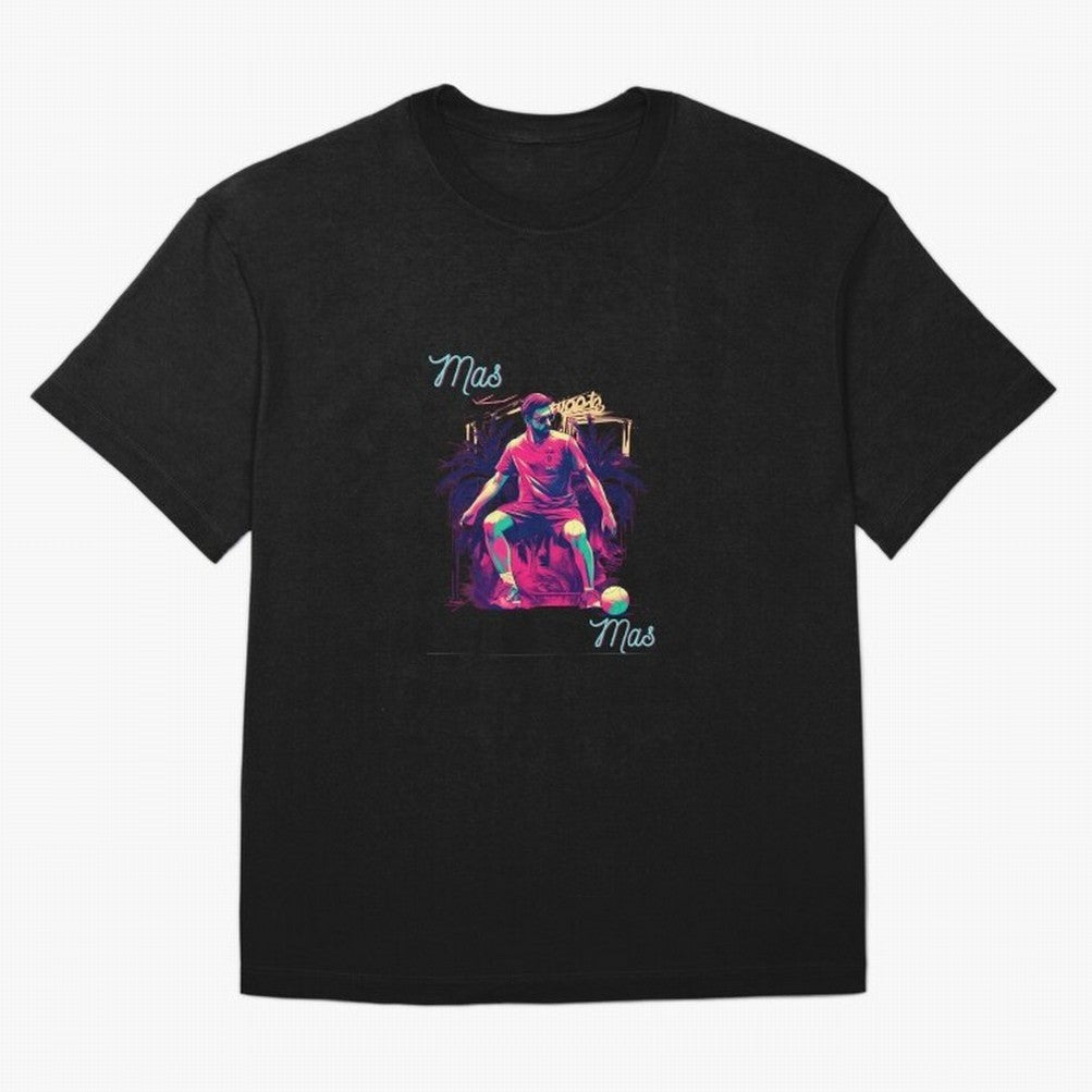 Messi Mas Messi Oversized T-Shirt Keep the Legacy of Global Football Passion for FIFA World Cup 2026 Group Stage, Made for Mbappe, Netherlands, Tournament Hype, Historic Matchups, Family Viewing Parties and Global Sports Pride; Ideal for Football