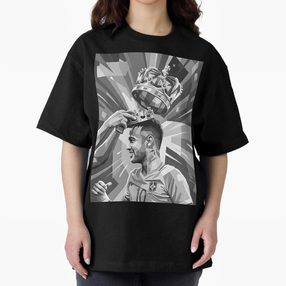 Neymar Grayscale Classic T-Shirt Back the Journey through the FIFA World Cup 2026 USA Canada Mexico Journey through Cristiano Ronaldo, Haaland and CR7 Highlights, Argentina and Brazil Pride, Soccer Culture, Superstar Moments, National Team Dreams