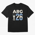 Argentina Football World Cup 2026 - Vintage Arg 26 Flag Design Essential T-Shirt Fuel Your Fan Pride for Global Football Passion for FIFA World Cup 2026, with Messi and Cristiano Ronaldo, England and Germany, Supporter Pride, Iconic Celebrations,