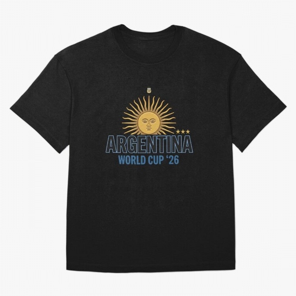 Argentina Football Sun of May - World Cup 2026 Gold Edition Essential T-Shirt Share FIFA World Cup 2026 for Fans of Cristiano Ronaldo, Haaland and CR7 and Brazil, Portugal and Argentina, Bringing Classic Soccer Heritage, Championship Pressure, Fan