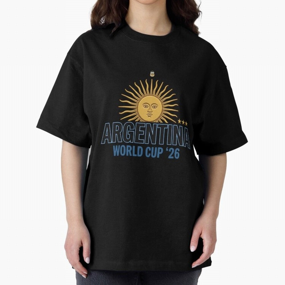 Argentina Football Sun of May - World Cup 2026 Gold Edition Essential T-Shirt Share FIFA World Cup 2026 for Fans of Cristiano Ronaldo, Haaland and CR7 and Brazil, Portugal and Argentina, Bringing Classic Soccer Heritage, Championship Pressure, Fan