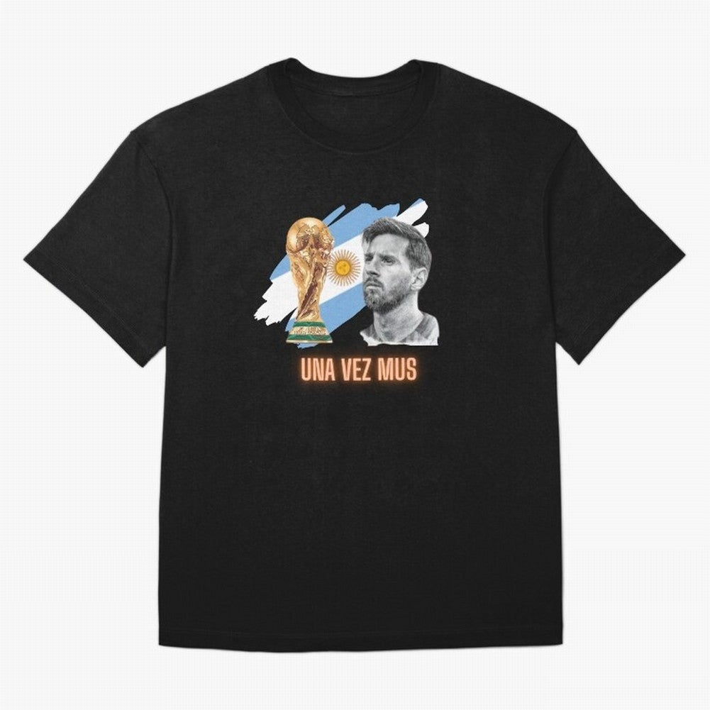 Messi in World Cup 2026 Oversized T-Shirt Remember Iconic Moments from Global Football Passion for FIFA World Cup 2026 USA Canada Mexico, Featuring CR7 and Messi, England, France and Netherlands, Worldwide Fan Energy, Dramatic Goals, Stadium Lights