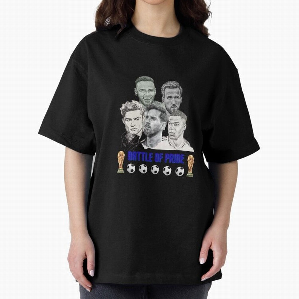Battle of Pride Classic T-Shirt Celebrate the Biggest Stage of Match Day Hype around FIFA World Cup 2026 USA Canada Mexico, Haaland, Brazil, Portugal and Argentina, Stadium Chants, National Pride, Trophy Dreams and Unforgettable Football Memories;