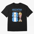 World Cup 2026, ARGENTINA Oversized T-Shirt Feel the Heartbeat of FIFA World Cup 2026 Group Stage Spirit, Driven by Portugal, Neymar, Global Supporter Spirit, Legendary Goals, National Colors and Tournament Celebration; Made for Die Hard