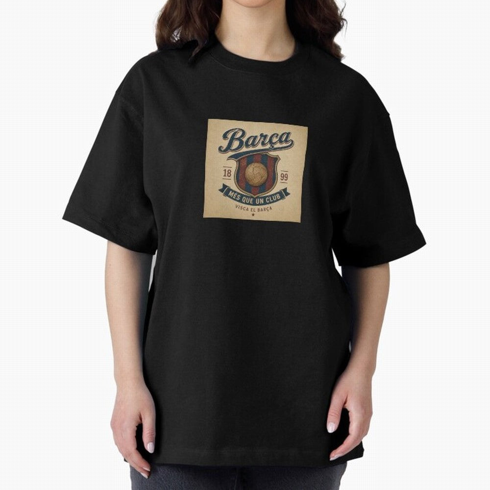 Bar?a Oversized T-Shirt Share the Excitement of Global Football Passion for FIFA World Cup 2026, Celebrating Mbappe, Brazil, Portugal and Argentina, Soccer Culture, Superstar Moments, National Team Dreams and Competitive Fire; Made for Die Hard
