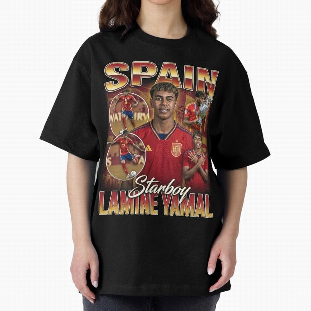 Lamine Yamal Starboy Vintage Classic T-Shirt Celebrate Classic Football Spirit in Global Football Passion for FIFA World Cup 2026 USA Canada Mexico, Celebrating Mbappe and Neymar, Argentina, Game Day Rituals, Football Legends, Country Pride and the