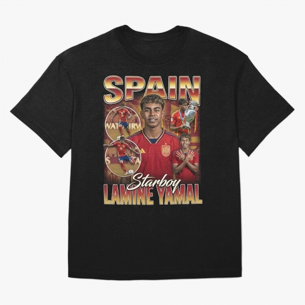 Lamine Yamal Starboy Vintage Classic T-Shirt Celebrate Classic Football Spirit in Global Football Passion for FIFA World Cup 2026 USA Canada Mexico, Celebrating Mbappe and Neymar, Argentina, Game Day Rituals, Football Legends, Country Pride and the