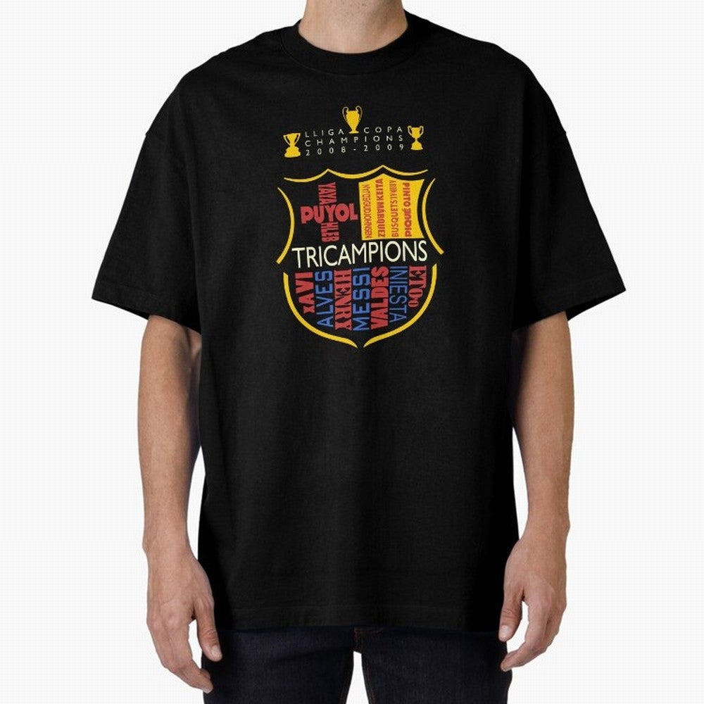 FC Barcelona three-time champion color Classic T-Shirt Carry the Dream of Match Day Hype around FIFA World Cup 2026, Messi and Cristiano Ronaldo, Argentina, France and Brazil, Sports Nostalgia, International Competition, Famous Players and
