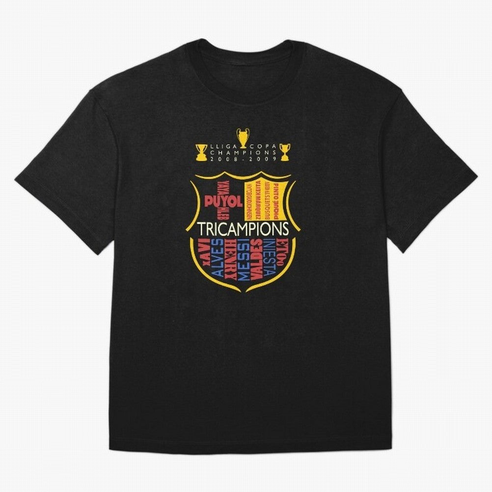 FC Barcelona three-time champion color Classic T-Shirt Carry the Dream of Match Day Hype around FIFA World Cup 2026, Messi and Cristiano Ronaldo, Argentina, France and Brazil, Sports Nostalgia, International Competition, Famous Players and