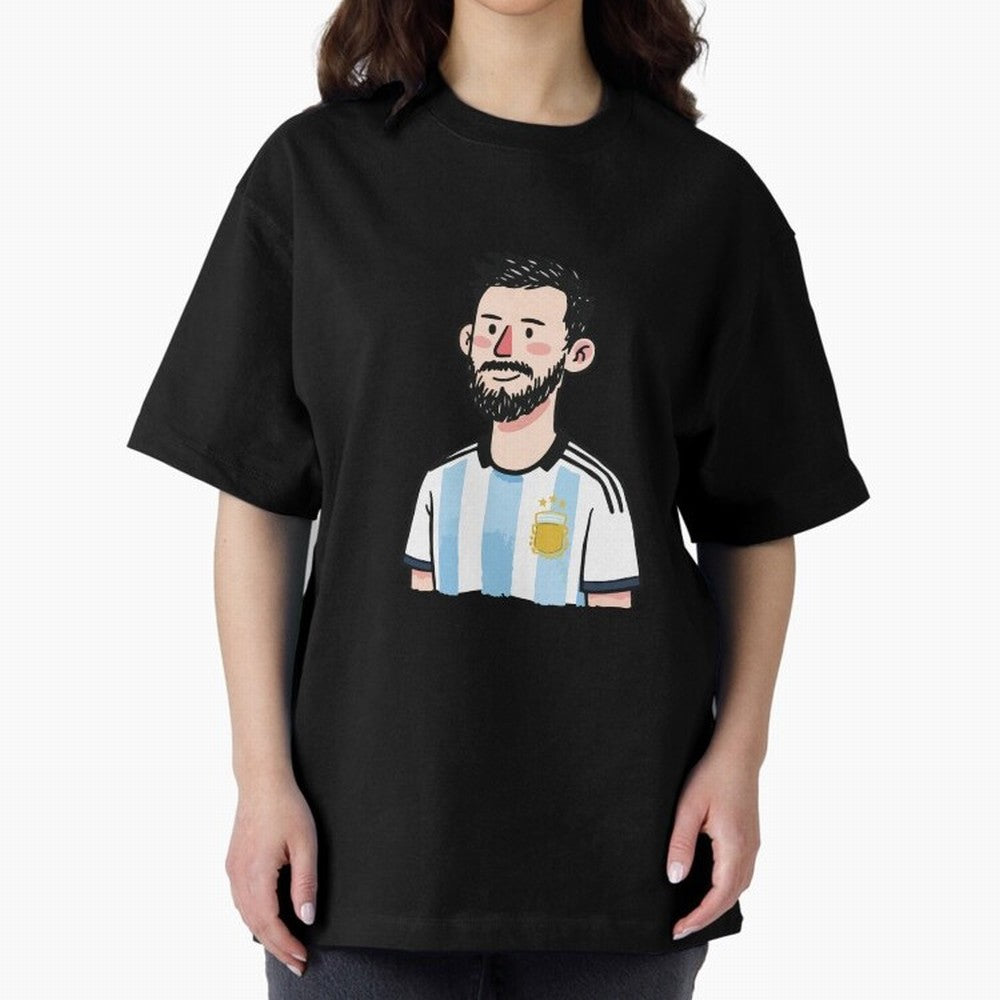 Argentina Soccer Football Player Oversized T-Shirt Make Your Look Match FIFA World Cup 2026 USA Canada Mexico Spirit, Featuring England, France and Netherlands, Neymar, Fan Favorite Moments, National Team Passion, Big Match Drama and Soccer