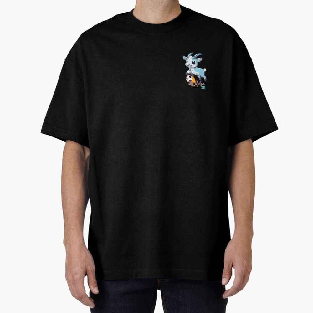 The Goat Flea Oversized T-Shirt Celebrate Soccer Greatness during FIFA World Cup 2026 Group Stage Spirit, Inspired by Netherlands, Neymar, Champion Mindset, Group Stage Buzz, Knockout Tension and Passionate Fan Culture; Perfect for Fans,