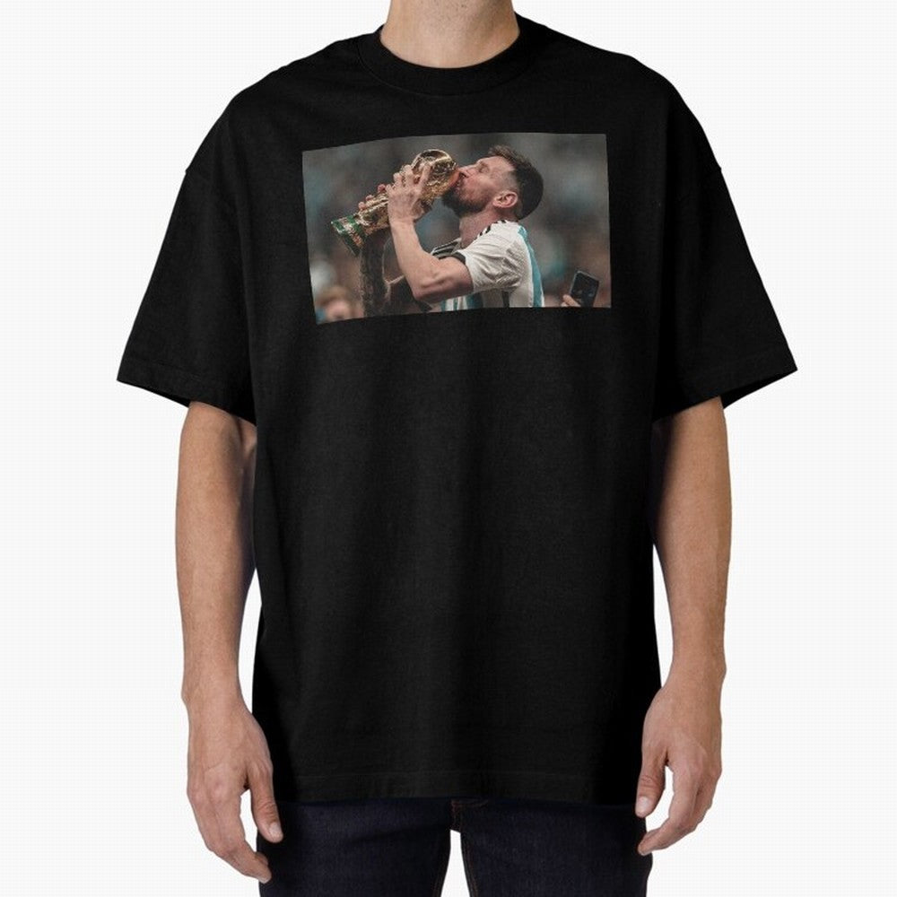MESSI WITH THE WORLD CUP Classic T-Shirt Show Your Tournament Heart for FIFA World Cup 2026 Group Stage for Fans of Neymar, Haaland and Cristiano Ronaldo and Spain, Bringing Game Day Rituals, Football Legends, Country Pride and the Road to the