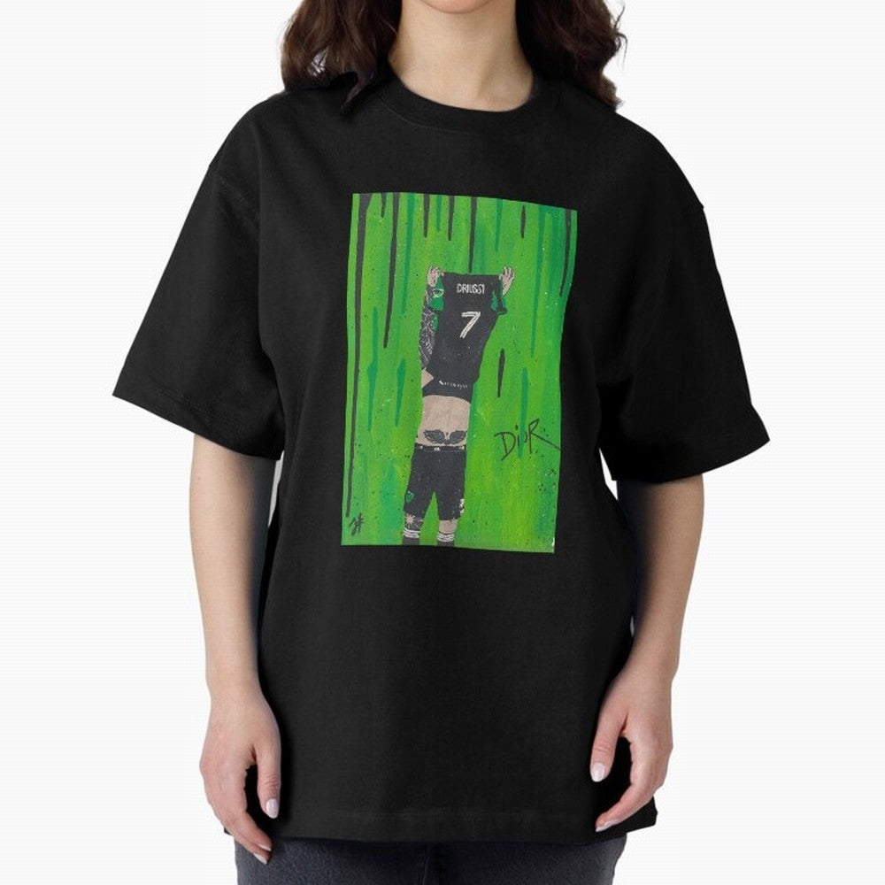 Austin'S Icon Relaxed T-Shirt Unlock Global Football Passion for FIFA World Cup 2026 Group Stage, Highlighting CR7 and Messi, France and Portugal, Classic Soccer Heritage, Championship Pressure, Fan Loyalty and International Pride; Created for