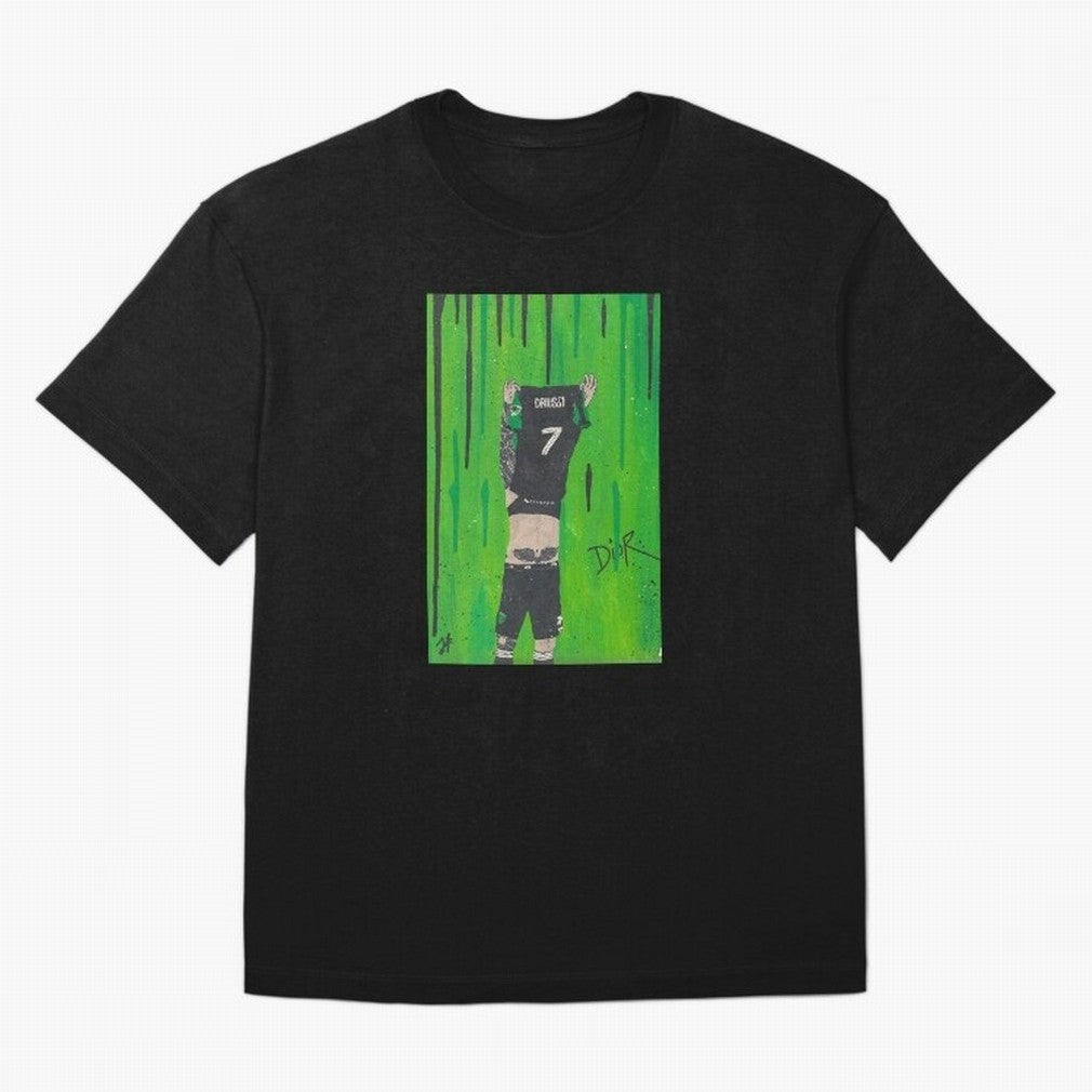 Austin'S Icon Relaxed T-Shirt Unlock Global Football Passion for FIFA World Cup 2026 Group Stage, Highlighting CR7 and Messi, France and Portugal, Classic Soccer Heritage, Championship Pressure, Fan Loyalty and International Pride; Created for