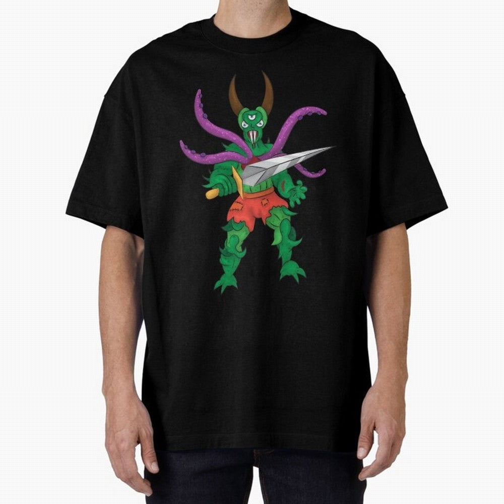 Creature #76B - Messi the Monster Classic T-Shirt Celebrate Unforgettable Nights in Global Football Passion for FIFA World Cup 2026, Capturing Neymar, Haaland and Cristiano Ronaldo, Spain and Netherlands, Football Festival Excitement, Trophy