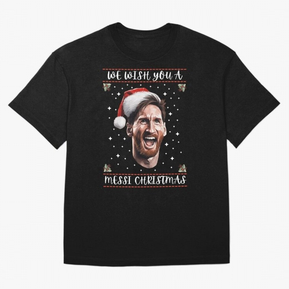 Messi Christmas Funny Football Holiday Classic T-Shirt Celebrate Unforgettable Nights in Match Day Hype around FIFA World Cup 2026, CR7, Brazil, Portugal and Argentina, Football Festival Excitement, Trophy Ambitions, Country Rivalries and Star