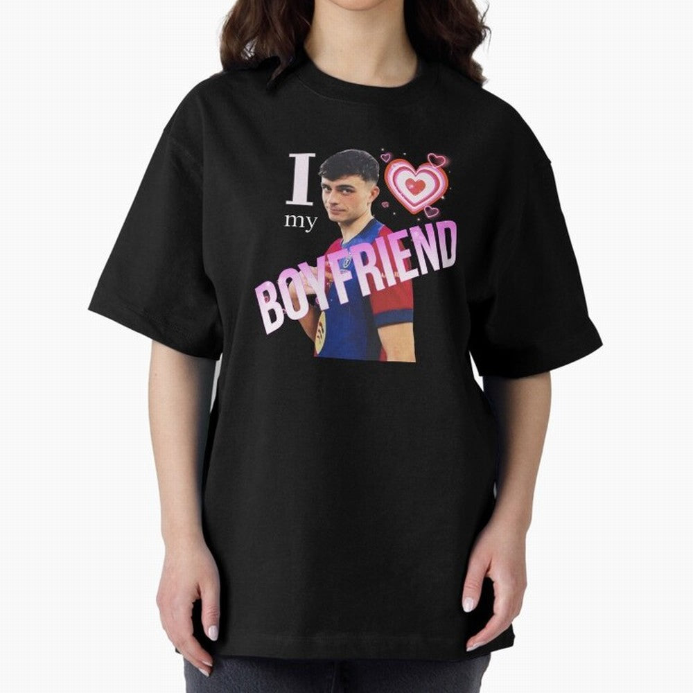 Pedri I love my boyfriend Classic T-Shirt Feel the Roar of Match Day Hype around FIFA World Cup 2026, Messi and Cristiano Ronaldo, Argentina and Brazil, Football History, Final Match Energy, Crowd Noise and Once in a Lifetime Moments; Built for