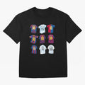 Messi Era Football Jerseys Oversized T-Shirt Elevate FIFA World Cup 2026 Group Stage Spirit, Filled with France, Cristiano Ronaldo, Haaland and CR7, Goal Celebration Energy, Supporter Heritage, Football Icons and Worldwide Tournament Joy; Great for