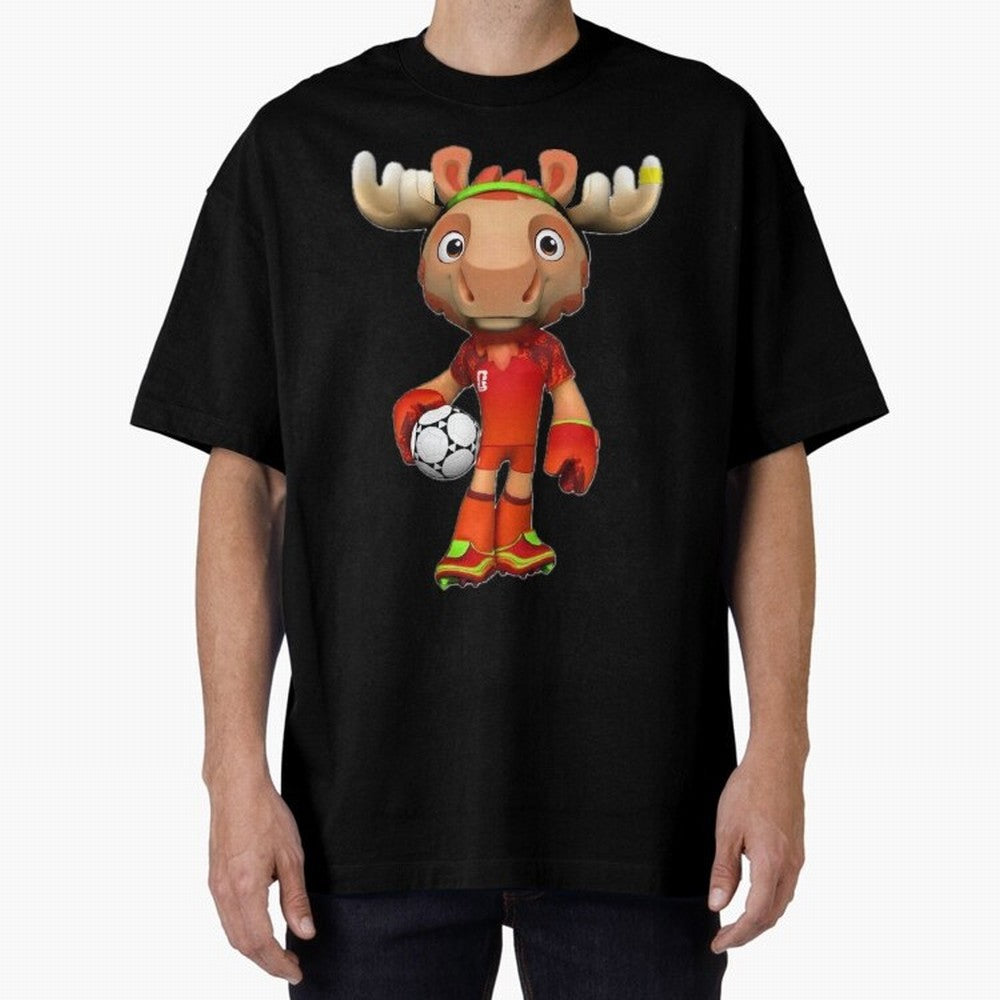2026 World Cup, Mascots Oversized T-Shirt Celebrate Football Heritage in FIFA World Cup 2026 USA Canada Mexico Made for Messi, Argentina and Brazil Energy, Sports Nostalgia, International Competition, Famous Players and Unforgettable Victories;