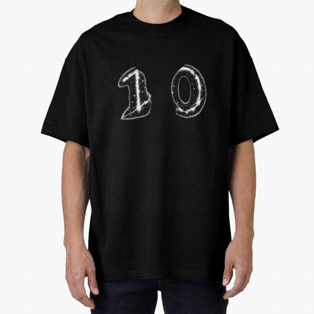 The Astral Ten ¨C Football Legend Design Oversized T-Shirt Make Game Day About FIFA World Cup 2026 for Fans of Haaland and Mbappe and England and Germany, Bringing Stadium Chants, National Pride, Trophy Dreams and Unforgettable Football Memories;